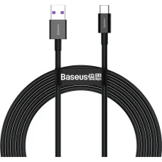 Кабель Baseus Superior Series Fast Charging Data Cable USB to Type-C 66W 2 м Black (CATYS-A01)