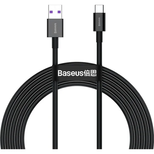 Кабель Baseus Superior Series Fast Charging Data Cable USB to Type-C 66W 2 м Bla..