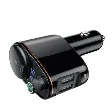 FM-трансмітер Baseus FM Launcher Locomotive 3.4 A 2 USB (CCHC000001)