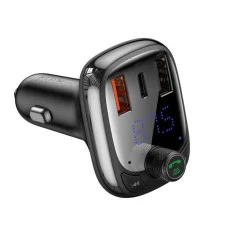 FM-трансмітер Baseus FM Launcher S-13 2 USB + Type-C (CCMT000101)