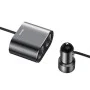 Автомобільний зарядний пристрій Baseus High Efficiency One to Two Cigarette Lighter Black (CRDYQ-01) Автомобільний зарядний пристрій Baseus High Efficiency One to Two Cigarette Lighter Black (CRDYQ-01)