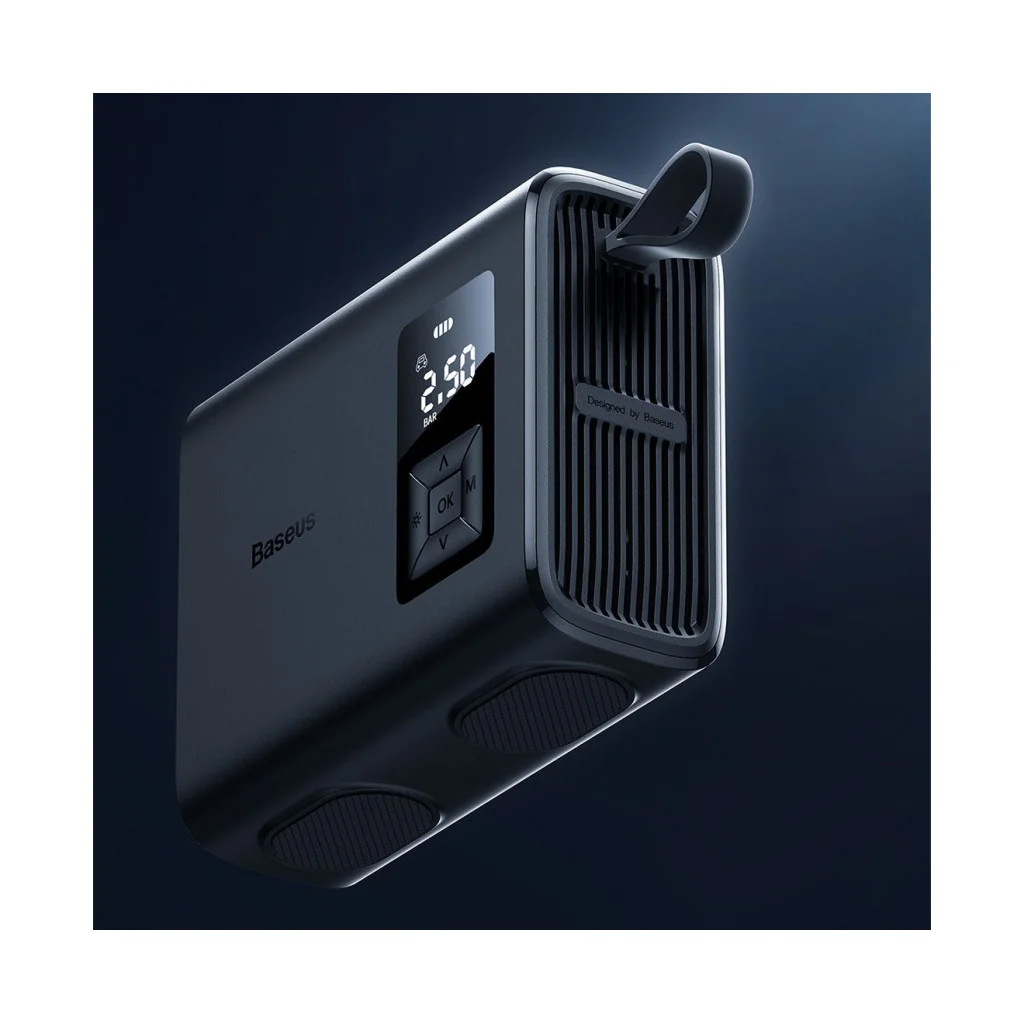 Портативний Компресор для автомобіля Baseus CRNL060001 Mega EnergyPump Series Dual Cylinder Wireless