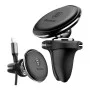 Автотримач Baseus Magnetic Air Vent Car Mount Cable Black (SUGX020001) Автотримач Baseus Magnetic Air Vent Car Mount Cable Black (SUGX020001)