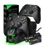 Зарядна станція і акумулятори для Xbox One, Xbox Series X|S BEBONCOOL Predator A100 RGB black Зарядна станція і акумулятори для Xbox One, Xbox Series X|S BEBONCOOL Predator A100 RGB black