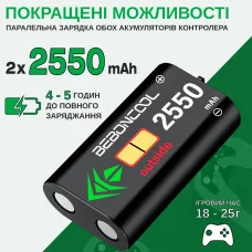 Зарядна станція і акумулятори для Xbox One, Xbox Series X|S BEBONCOOL Q163-BBC black