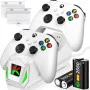 Зарядная станция и аккумуляторы для Xbox One, Xbox Series X|S BEBONCOOL Q227-BBC white Зарядная станция и аккумуляторы для Xbox One, Xbox Series X|S BEBONCOOL Q227-BBC white