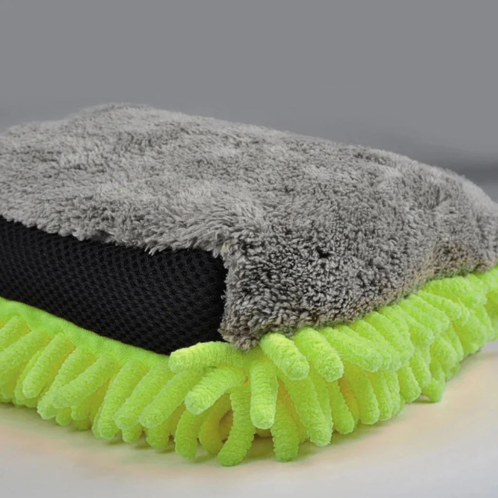 Рукавичка ColorWay з мікрофібри для миття і полірування автомобіля, двостороння (CW-2417)