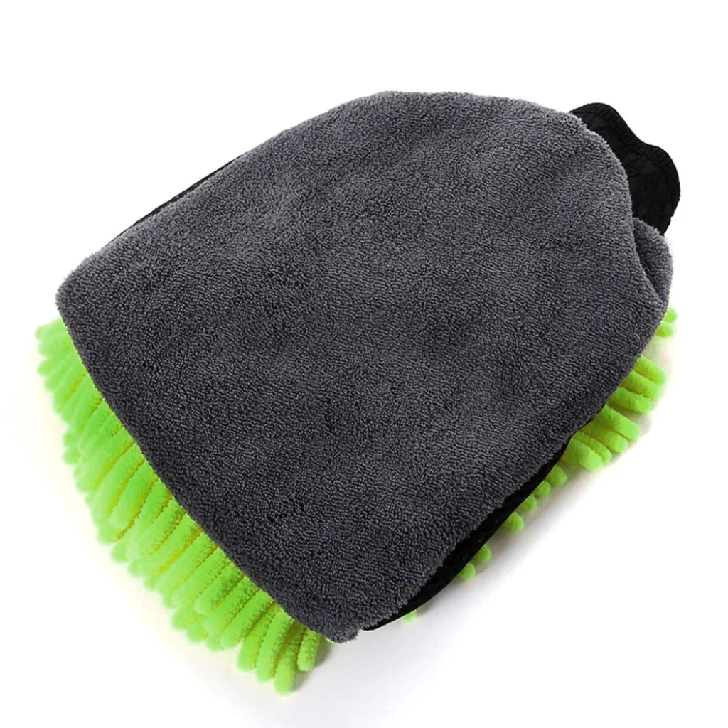 Рукавичка ColorWay з мікрофібри для миття і полірування автомобіля, двостороння (CW-2417)