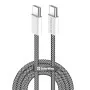 Кабель Colorway Type-C - Type-C (braided cotton) (PD Fast Charging 60W) 3.0А 1м черный (CW-CBPDCC061-BK) Кабель Colorway Type-C - Type-C (braided cotton) (PD Fast Charging 60W) 3.0А 1м черный (CW-CBPDCC061-BK)