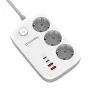 Сетевой фильтр-удлинитель СolorWay 3 розетки/4USB GaN3 Pro PD (2USB-A + 2 TYPE-C) (65W) 2 м White (CW-CHE34PDW)