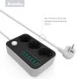 Мережевий фільтр-подовжувач СolorWay 3 розетки/6 USB Black (CW-CHE36B) Мережевий фільтр-подовжувач СolorWay 3 розетки/6 USB Black (CW-CHE36B)