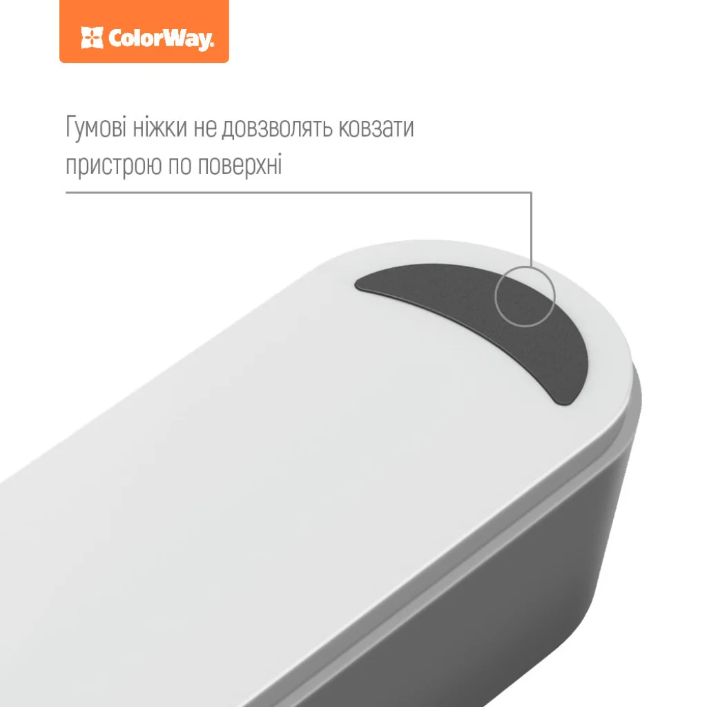 Мережевий фільтр-подовжувач СolorWay 4 розетки/4 USB White (CW-CHE44W)