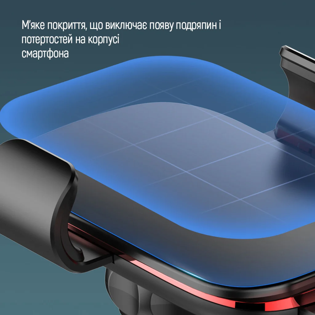 Автотримач для телефона ColorWay Metallic Gravity Holder 3 Black (CW-CHG14-BK)