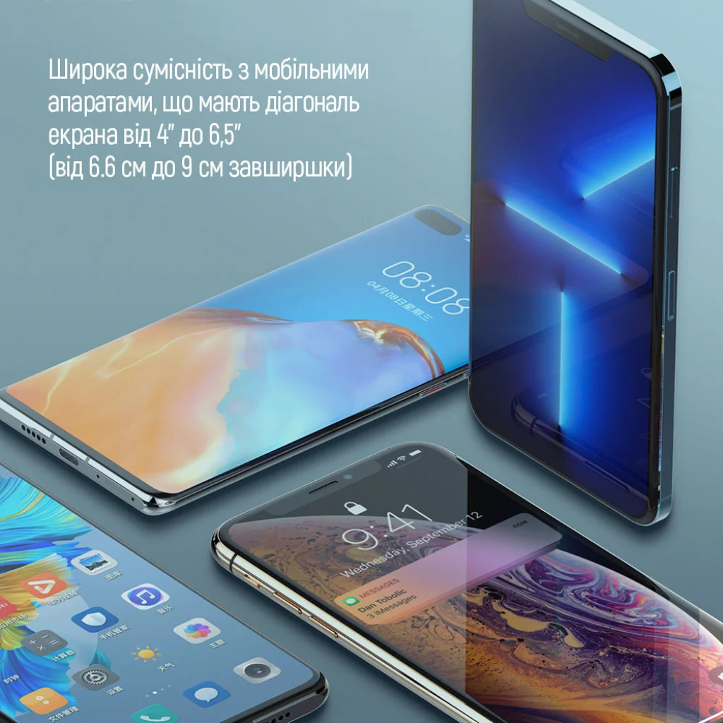 Автотримач для телефона ColorWay Metallic Gravity Holder 3 Black (CW-CHG14-BK)