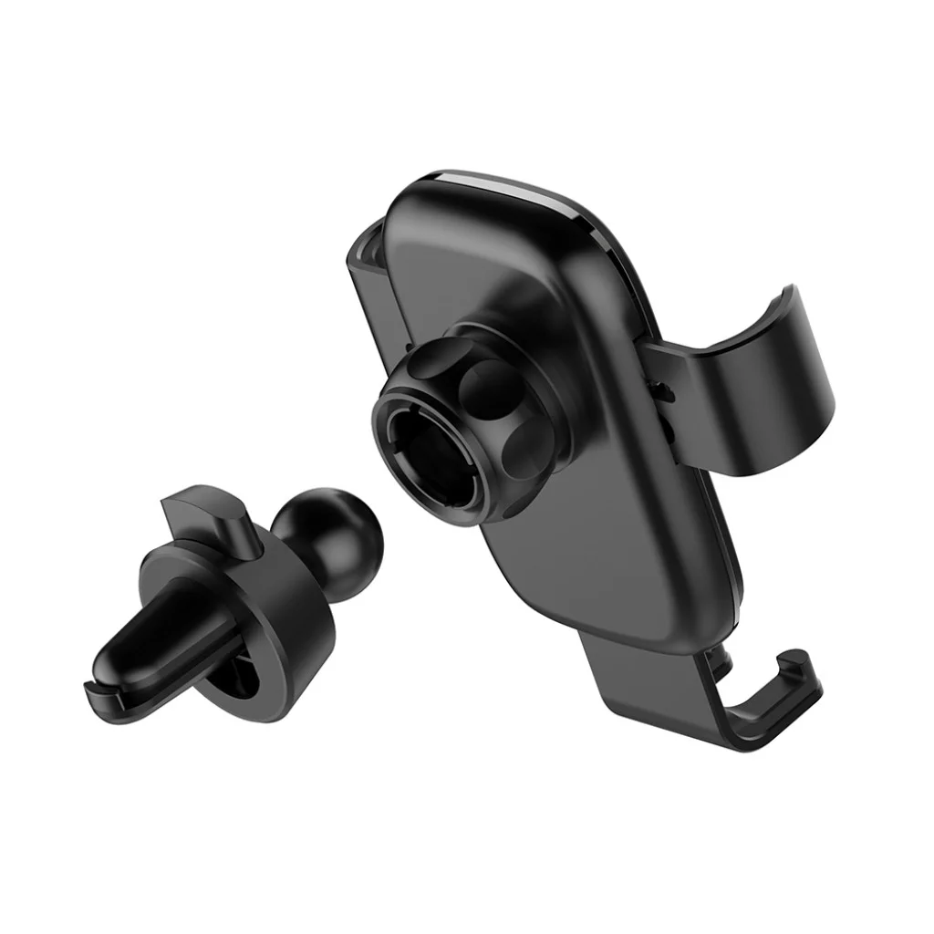 Автотримач для телефона ColorWay Metallic Gravity Holder 3 Black (CW-CHG14-BK)