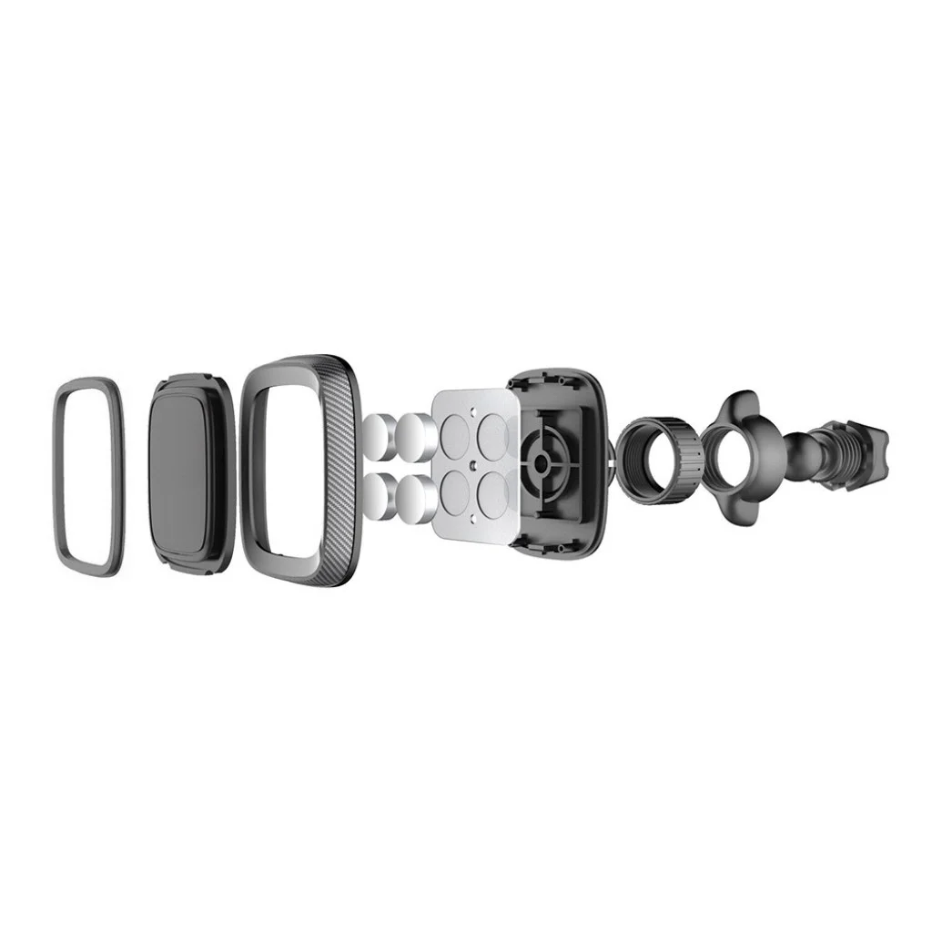 Автотримач для телефону магнітний СolorWay Air Vent-2 Gray (CW-CHM05-GR)