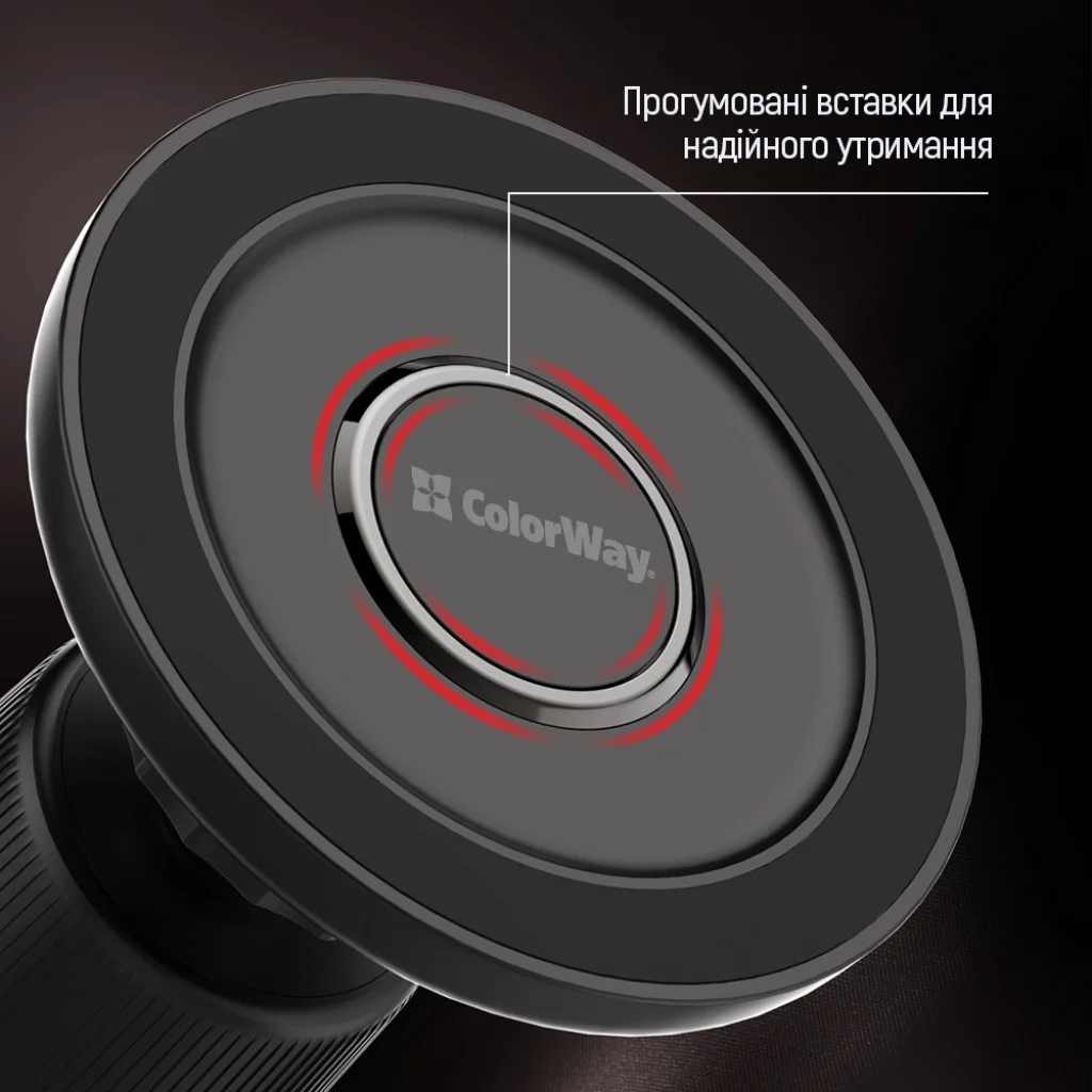 Автотримач для телефону ColorWay Air Vent-5 360° rotation Black (CW-CHM15-BK)