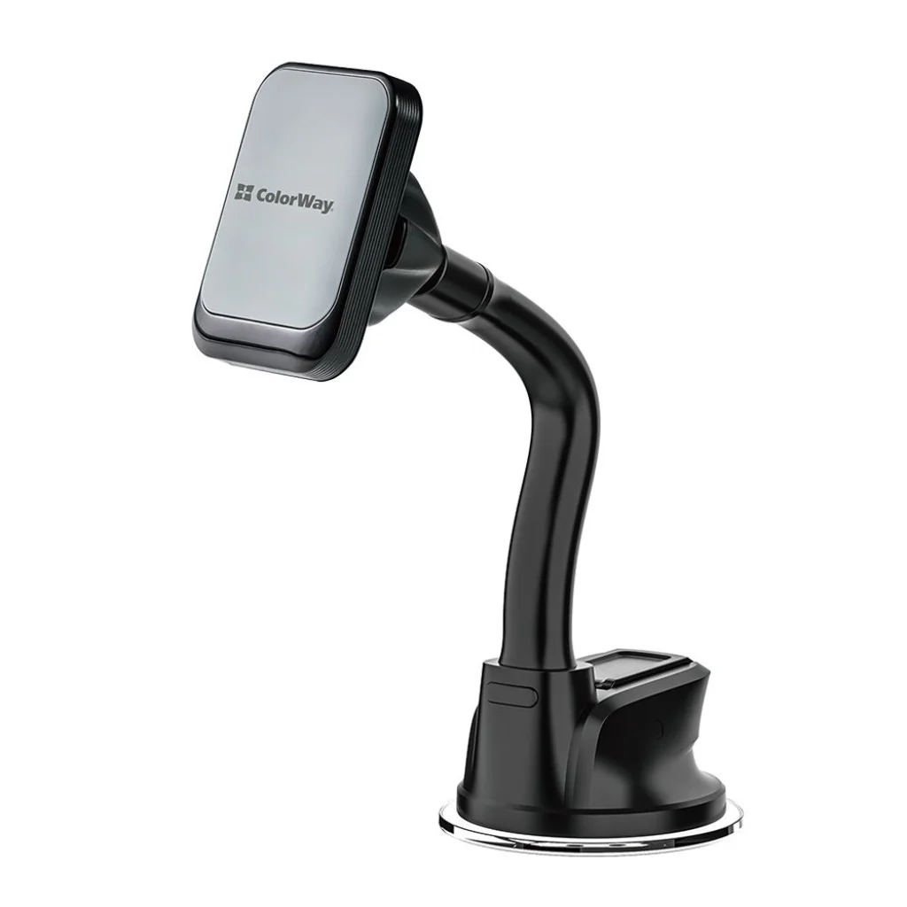 Автотримач СolorWay для телефону магнітний Dashboard-3 (360° rotation) Gray (CW-CHM17-GR)