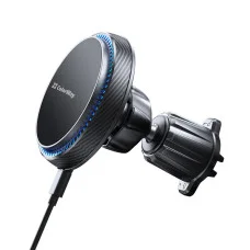 Бездротовий автомобільний зарядний пристрій ColorWay MagSafe 360° Air Vent 15W Black (CW-CHMW041Q-BK)