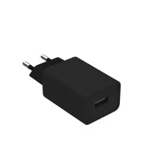Мережевий зарядний пристрій ColorWay 1USB Quick Charge 3.0 (18W) Black + кабель MicroUSB (CW-CHS013QCM-BK)
