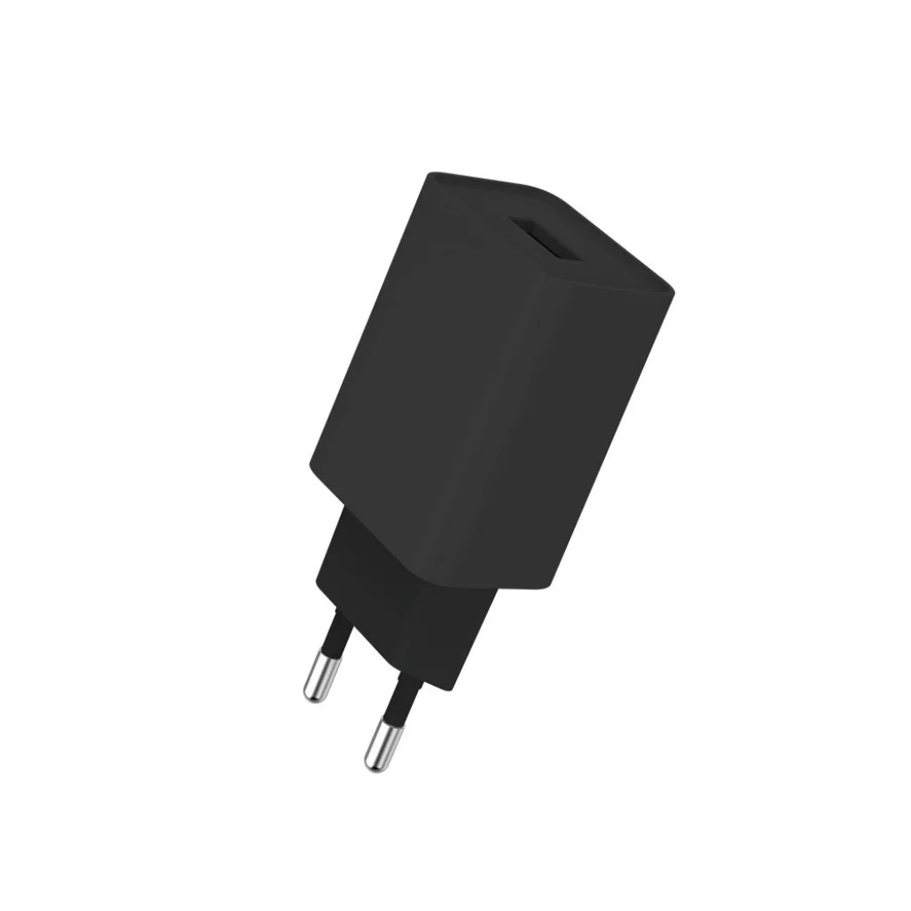 Мережевий зарядний пристрій ColorWay 1USB Quick Charge 3.0 (18W) Black + cable Lightning (CW-CHS013QCL-BK)