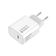Мережевий зарядний пристрій ColorWay Power Delivery Port USB Type-C (20 W) V2 White (CW-CHS026PD-WT)