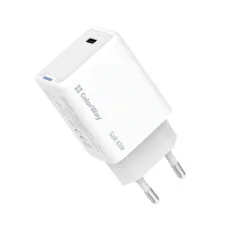 Мережевий зарядний пристрій ColorWay GaN Mini 65W PD Port PPS USB-C білий (CW-CHS049PD-WT)