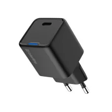 Мережевий зарядний пристрій ColorWay GaN Mini 25W PD Port PPS USB-C чорний (CW-CHS052PD-BK)