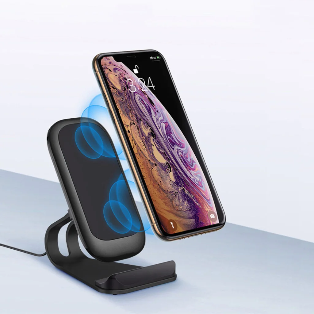 Бездротовий зарядний пристрій ColorWay Wireless Stand (15 W) Black (CW-CHW31Q-BK)