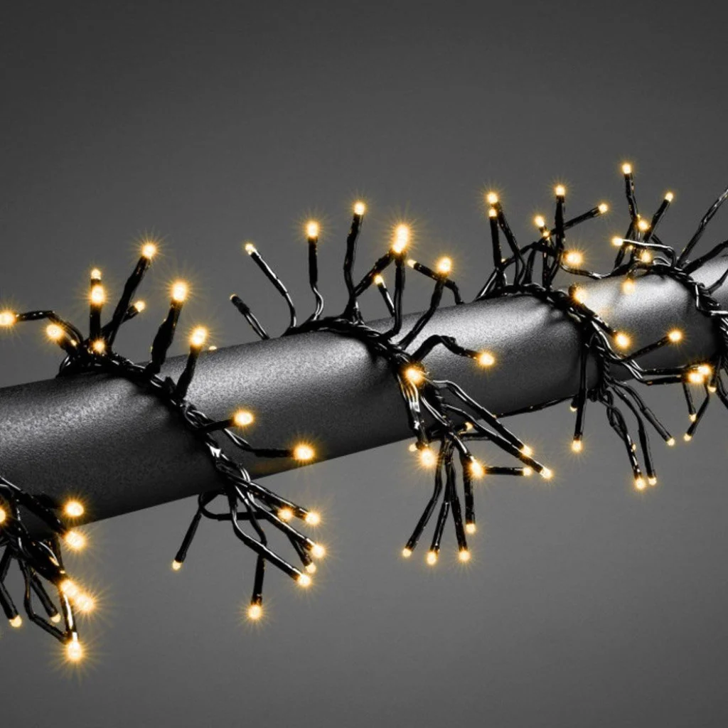 Світлодіодна гірлянда-мішура СolorWay LED 320 10м (8 функцій) теплий колір USB (CW-G-320L10U)