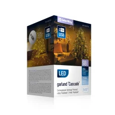 Світлодіодна гірлянда-каскад СolorWay LED 98 7x1.5м (8 функцій) теплий колір USB (CW-G-98L71CU)