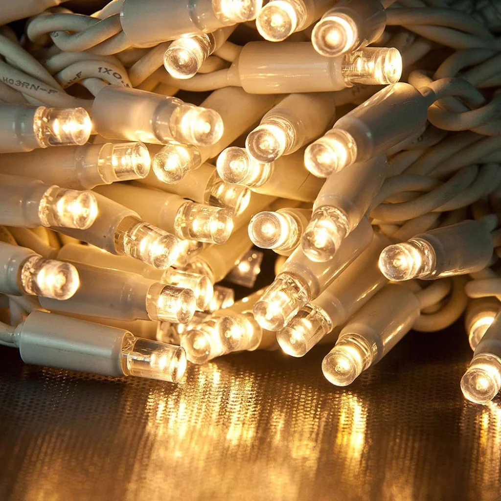 Світлодіодна вулична гірлянда СolorWay 100 LED (IP65) 10 м Теплий білий (CW-GO-100L10WW)
