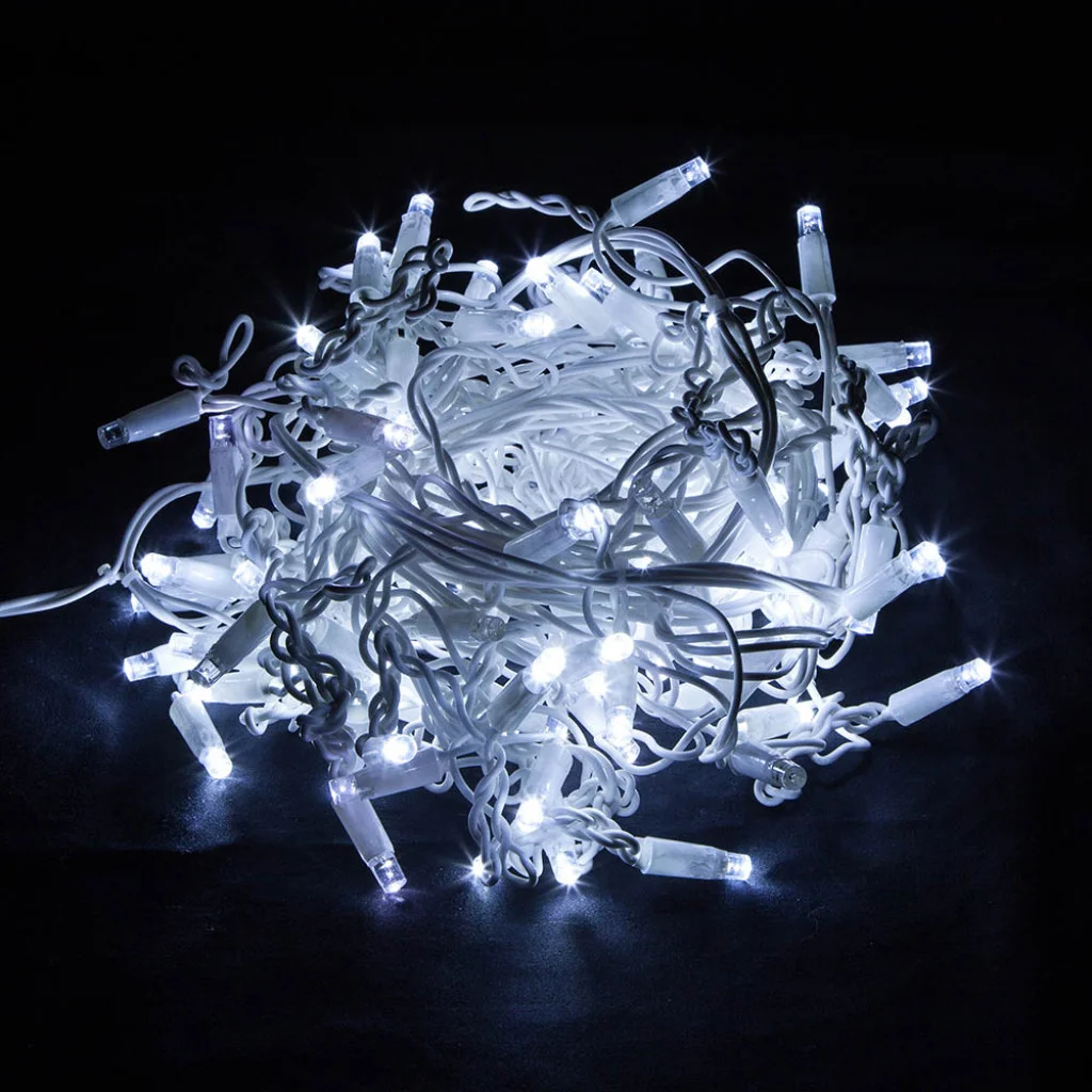 Світлодіодна вулична гірлянда СolorWay Бахрома 192 LED (IP44) 6 м x 0.6 м Холодний білий (CW-GOF-192L66VCW)