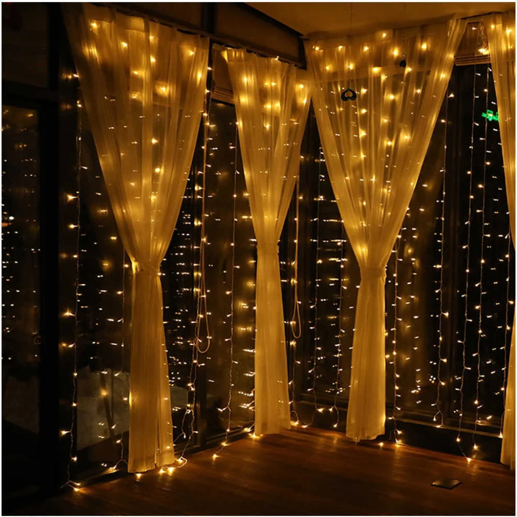 Світлодіодна гірлянда-завіса ColorWay 300 LED 3x3 м 220 В (CW-GW-300L33V)