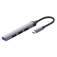 USB хаб СolorWay USB-C 4-в-1 USB2.0х3/USB3.0 (CW-HUB04)
