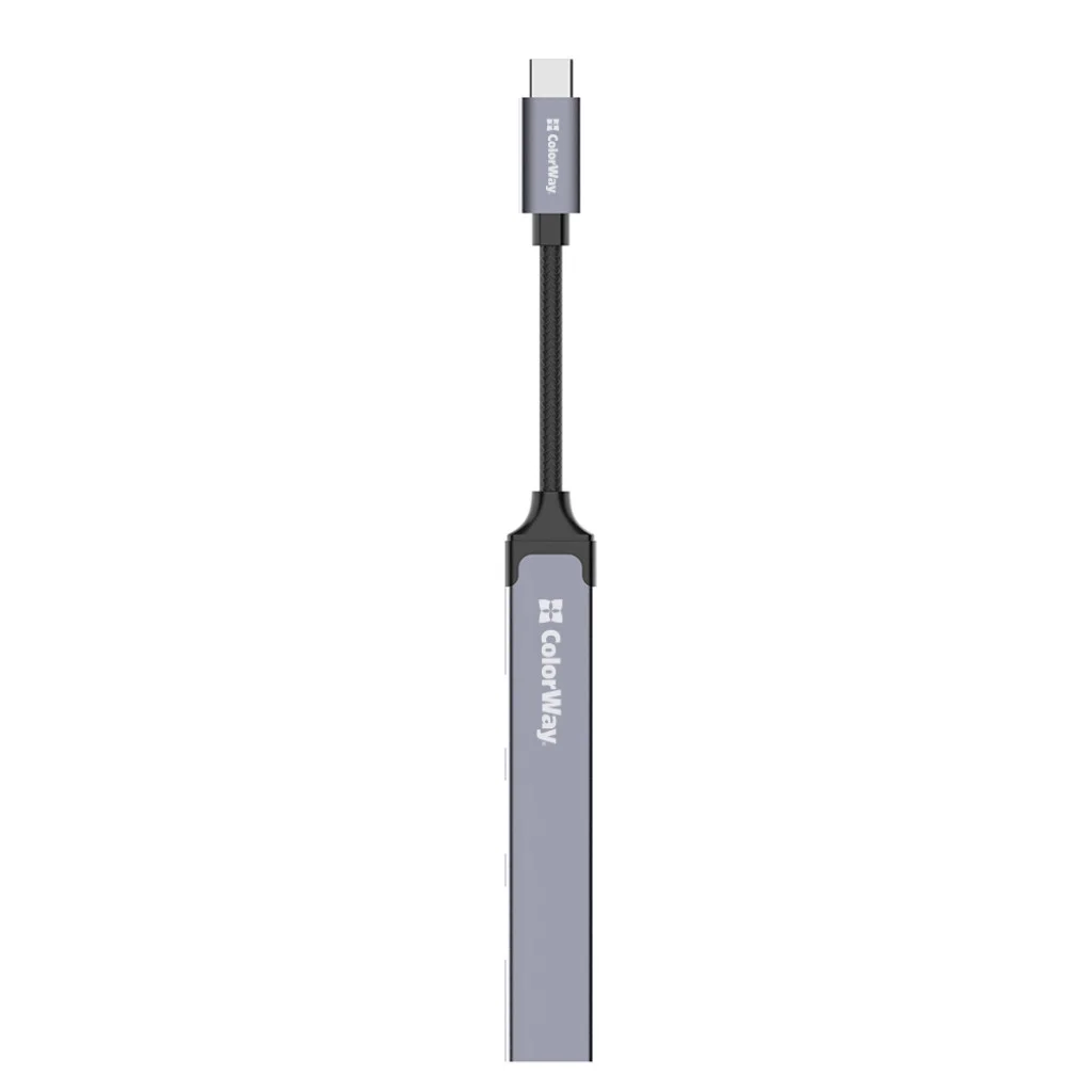 USB хаб СolorWay USB-C 4-в-1 USB2.0х3/USB3.0 (CW-HUB04)