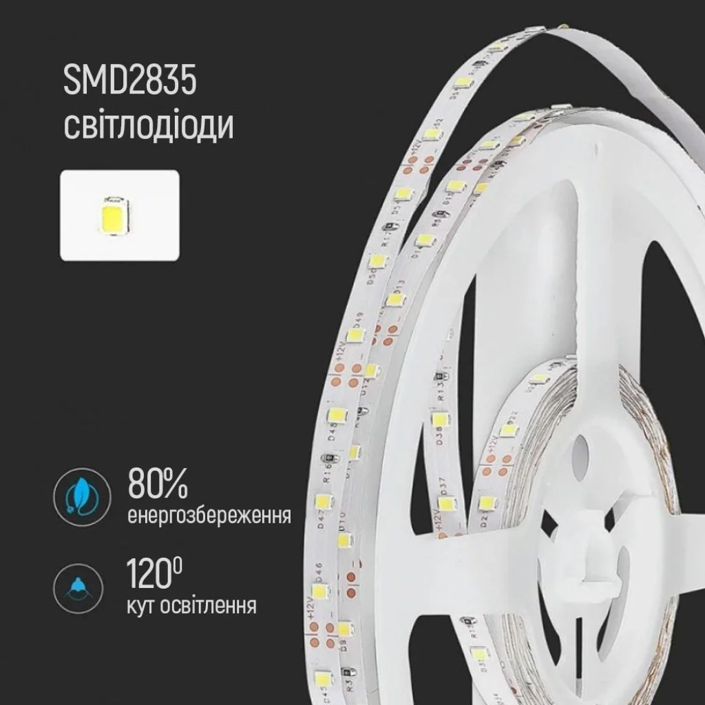 Світлодіодна LED стрічка ColorWay 5м з живленням від USB холодний білий (CW-LD05)