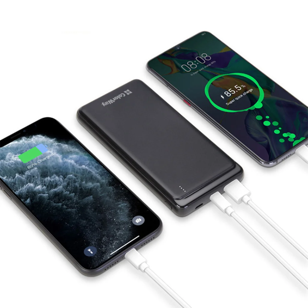 УМБ ColorWay 10000 mAh Slim 18W Black (CW-PB100LPG3BK-PD)
