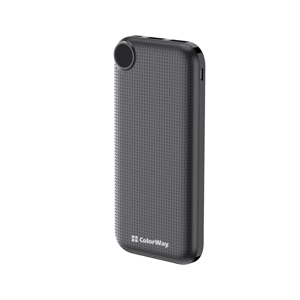 УМБ ColorWay 10000 mAh Slim LCD Black (CW-PB100LPH2BK-D)