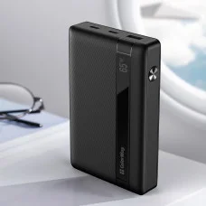 УМБ ColorWay Power Bank 20 000 mAh Powerful (USB QC3.0 + USB-C Power Delivery 65W) Black (CW-PB200LPA3BK-PDD)