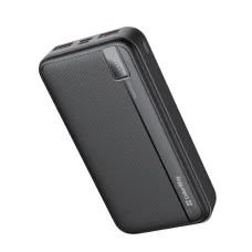 УМБ ColorWay Power Bank 20 000 mAh High-power (USB QC3.0 + USB-C Power Delivery 22.5W) Black (CW-PB200LPA4BK-PD)