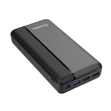 УМБ ColorWay Power Bank 30 000 mAh (USB QC3.0 + USB-C Power Delivery 22.5W) Black (CW-PB300LPA3BK-PD)