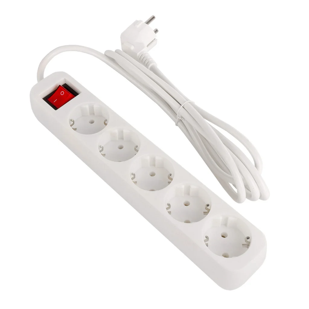 Мережевий фільтр СolorWay 5 розеток/2M white (CW-PSEA52W)