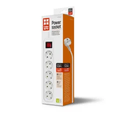 Мережевий фільтр СolorWay 5 розеток/3M white (CW-PSEA53W)