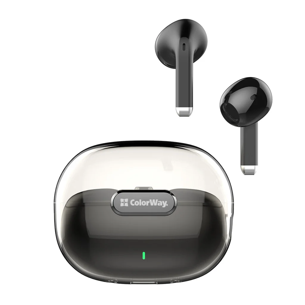 Навушники СolorWay Slim TWS-2 Earbuds Black (CW-TWS2BK)