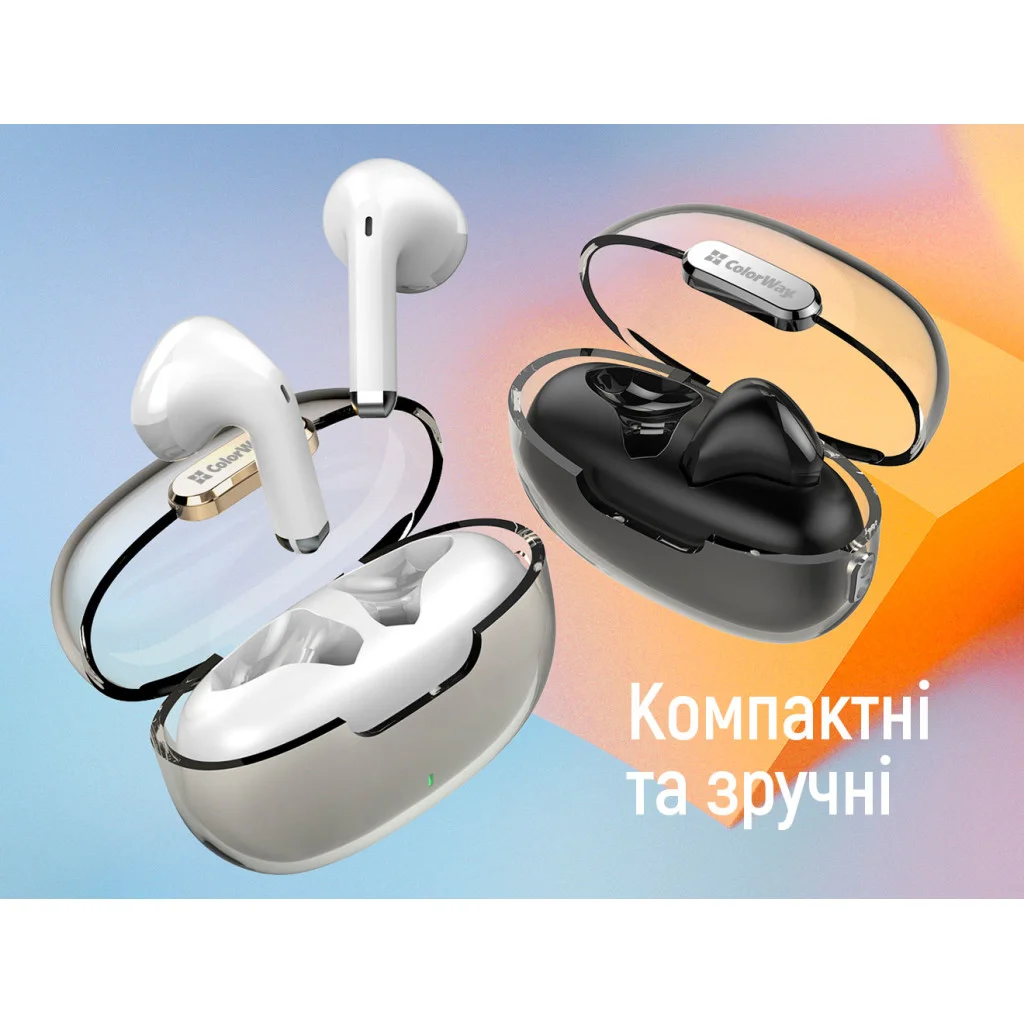 Навушники СolorWay Slim TWS-2 Earbuds White (CW-TWS2WT)