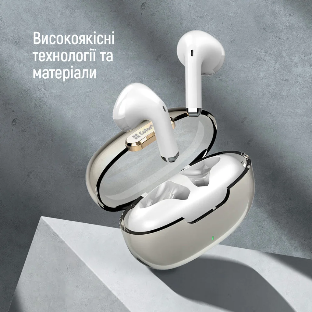 Навушники СolorWay Slim TWS-2 Earbuds White (CW-TWS2WT)
