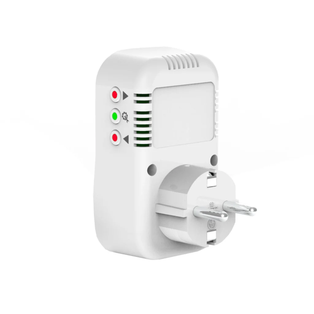 Реле напруги ColorWay (16A/3680W) 150V-210V/230V-280V DS2 white (CW-VR16-01D)