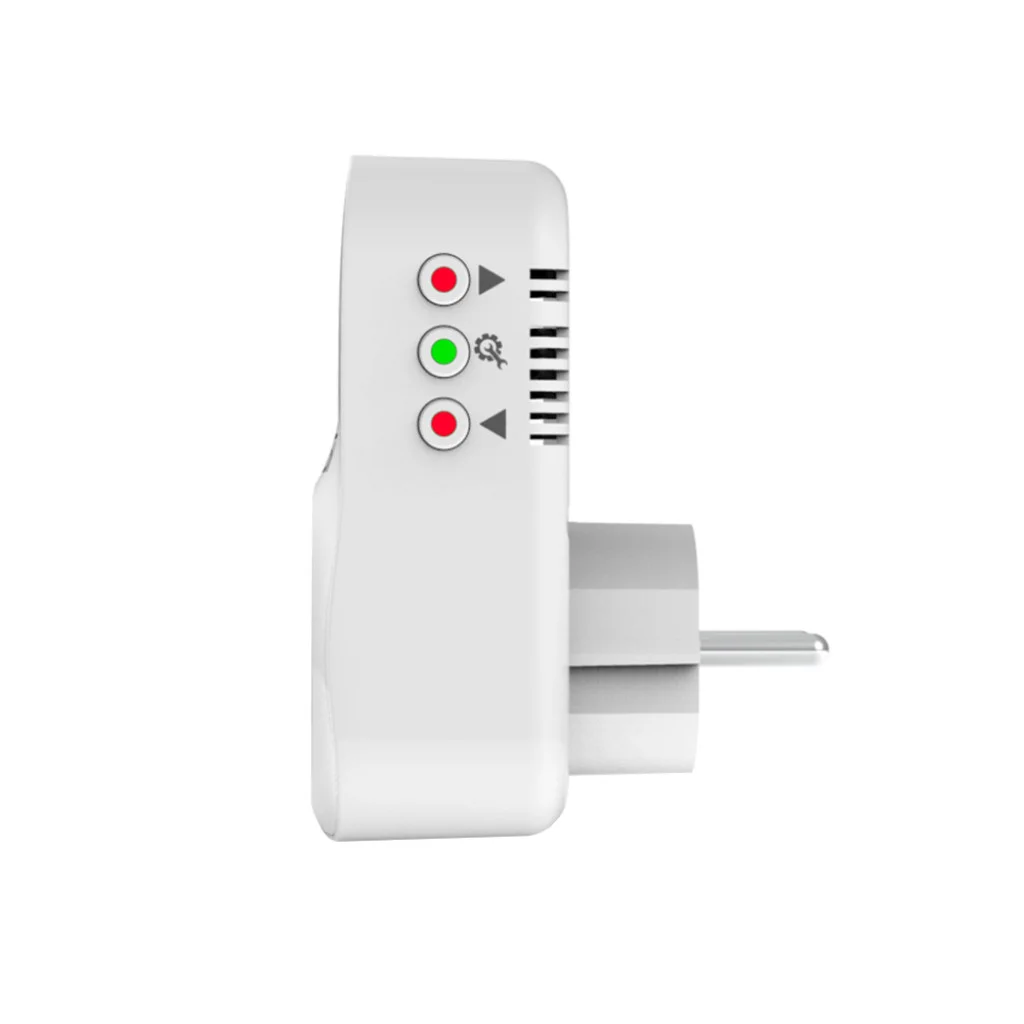 Реле напруги ColorWay (16A/3680W) 150V-210V/230V-280V DS2 white (CW-VR16-01D)