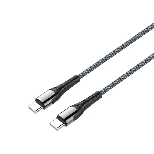 Кабель Colorway Type-C — Type-C 1 м Grey (CW-CBPDCC040-GR)